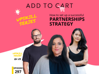 Add To Cart Partnership Martketing series brought to you by impact.com episode one featuring Neguin Farangmehr from GrowthOps