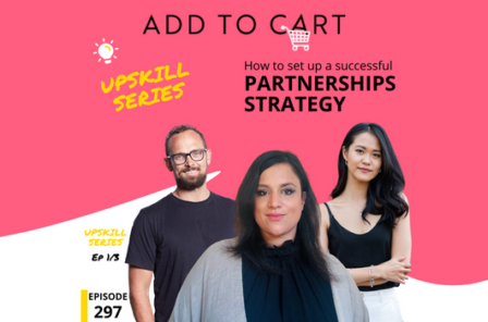 Add To Cart Partnership Martketing series brought to you by impact.com episode one featuring Neguin Farangmehr from GrowthOps