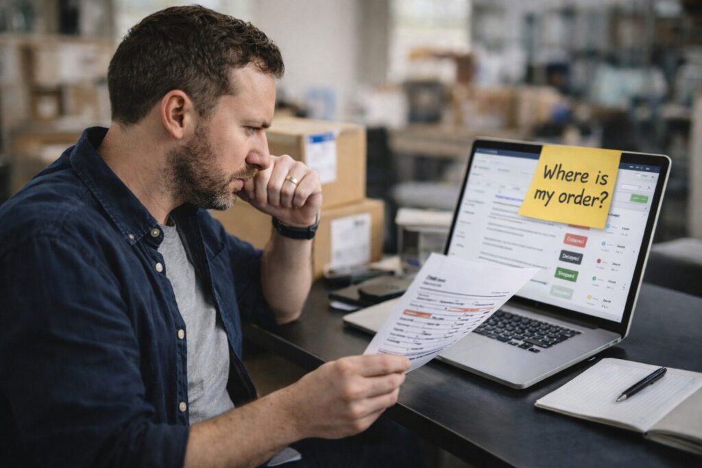 If you keep on getting “Where is my order?” complaints, the issue isn’t response time - it’s uncertainty.